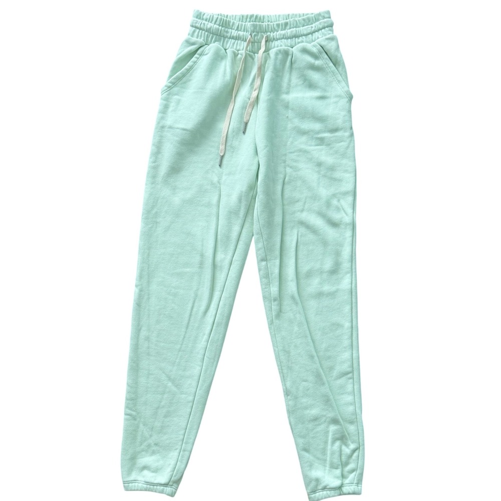 JOHN ELLIOTT Light Mint Green Sweatpants‎ Joggers Women's XS Cotton Blend Cozy